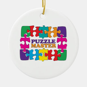 Puzzlespiel-Meister Keramik Ornament