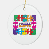 Puzzlespiel-Meister Keramik Ornament (Links)