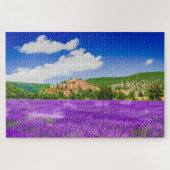 Puzzlespiel mit Lavendelfeld in Provence Puzzle (Horizontal)