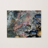 Puzzlespiel mit Wasserreflexionen und -felsen Puzzle (Horizontal)