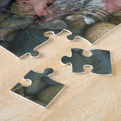 Puzzlespiel mit Wasserreflexionen und -felsen Puzzle (Seite)