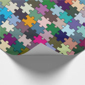 Puzzlespiel-Packpapier Geschenkpapier (Ecke)
