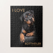 Puzzlespiel Rottweiler