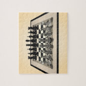 Puzzlespiel: Schachbrett-und Schach-Stücke Puzzle (Vertikal)