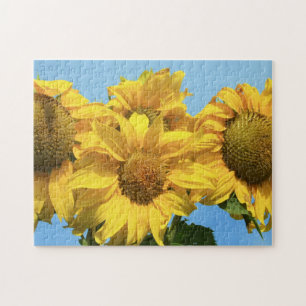 Puzzlespiel-Sonnenblumen Puzzle