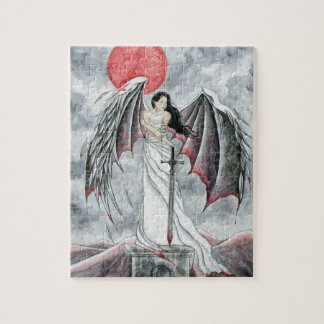 Puzzlespiel-Spiel-Fantasie-gotische gefallene Puzzle