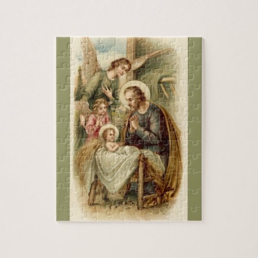 Puzzlespiel: St- JosephGeburt Christi Puzzle (Vertikal)