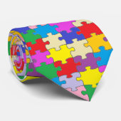 Puzzlespiel-Stück-Krawatte Krawatte (Gerollt)