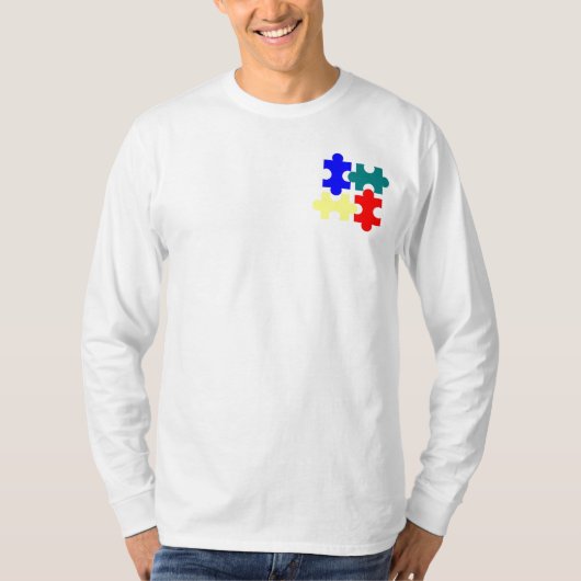 Puzzlespiel-Stücke T-Shirt (Vorderseite)