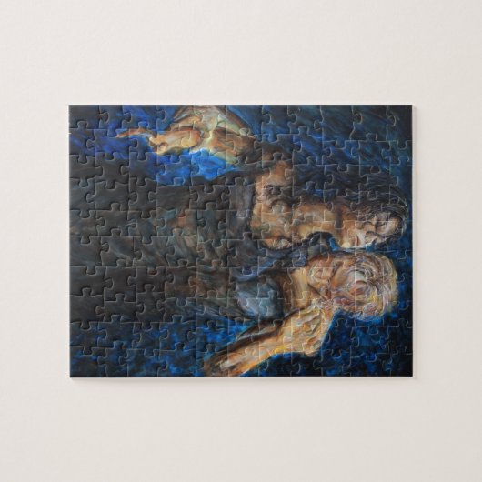 Puzzlespiel - Tango, der Nik Helbig malt Puzzle (Horizontal)