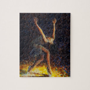 Puzzlespiel - Tänzer, der Nik Helbig malt Puzzle
