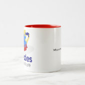 Puzzlespiel-Tasse Zweifarbige Tasse (Mittel)