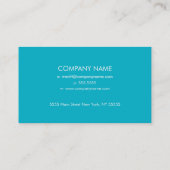 Puzzlespiel-Team-Visitenkarte Visitenkarte (Rückseite)