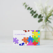 Puzzlespiel V2 Visitenkarte (Stehend Vorderseite)