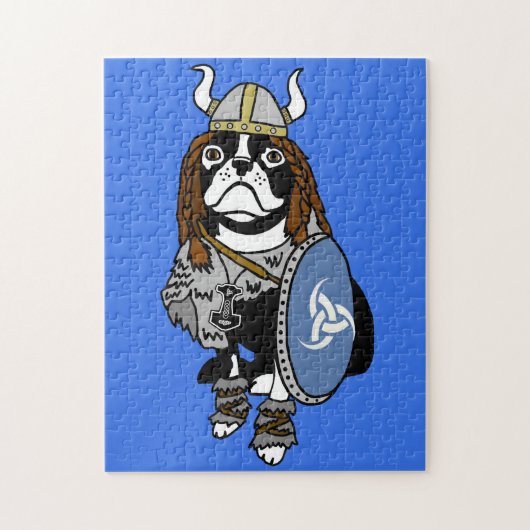 Puzzlespiel Vikings Boston Terrier Puzzle (Vertikal)