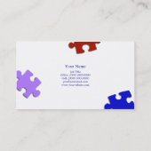 Puzzlespiel Visitenkarte (Rückseite)