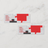 Puzzlespiel-Visitenkarte Mini Visitenkarte (Vorne/Hinten)