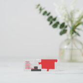 Puzzlespiel-Visitenkarte Mini Visitenkarte (Stehend Vorderseite)