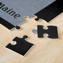 Puzzlespiel w/Box "Ufergegend" Boothbay