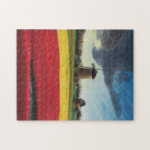 Puzzlespiel-Windmühle und Tulpen Puzzle (Horizontal)