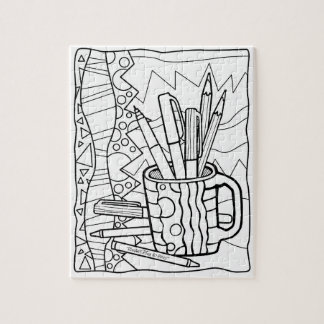 PUZZLESPIELE FÄRBEN Sie - eine SCHALE VOLL VON Puzzle