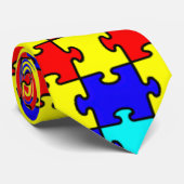 Puzzlespielstück-Krawatte Krawatte (Gerollt)
