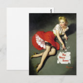 Puzzlestickerin Postkarte (Vorne/Hinten)