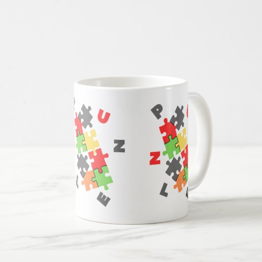 Puzzletasse Kaffeetasse (VorderseiteRechts)