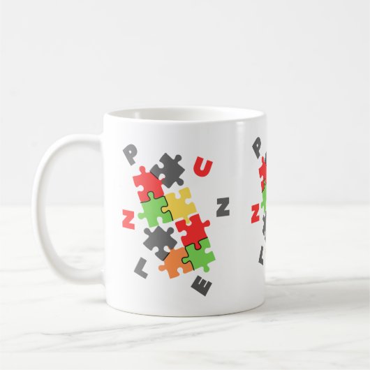 Puzzletasse Kaffeetasse (Links)
