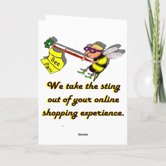 Puzzleteil Feiertagskarte (Rückseite)