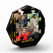 Puzzleteil-Foto Sie ergänzen mich. Fotoblock (Links)