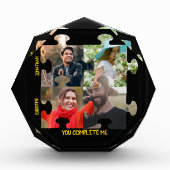 Puzzleteil-Foto Sie ergänzen mich. Fotoblock (Vorderseite)