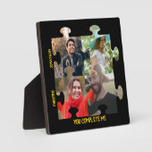 Puzzleteil-Foto Sie ergänzen mich. Fotoplatte (Vorderseite)