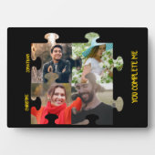 Puzzleteil-Foto Sie ergänzen mich. Fotoplatte (Vorderseite)