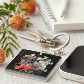 Puzzleteil-Foto Sie ergänzen mich. Schlüsselanhänger (Vorderseite rechts)