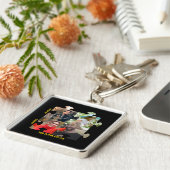 Puzzleteil-Foto Sie ergänzen mich. Schlüsselanhänger (Seite)