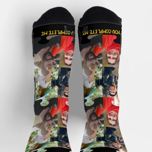 Puzzleteil-Foto Sie ergänzen mich. Socken (Oben)