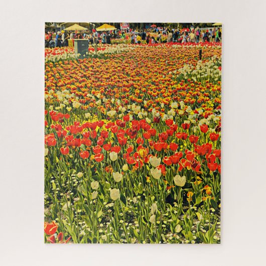 Puzzleteil für Tulpen Puzzle (Vertikal)
