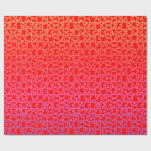 Puzzleteil Geschenkpapier (Flach)