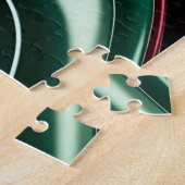 Puzzleteil in stilvoller abstrakter Grafik Puzzle (Seite)