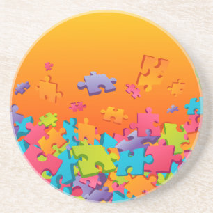 Puzzleteil Sandstein Untersetzer