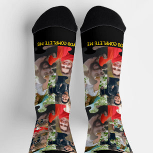 Puzzleteil Vervollständigt das Foto Socken
