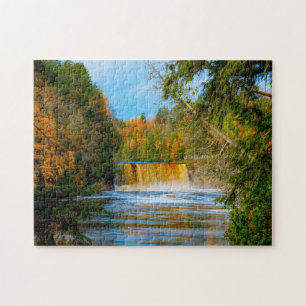 Puzzleteil von Tahquamenon Fällen Michigan. Puzzle