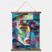 Puzzleteil Wandteppich Mit Holzrahmen (Vorderseite)