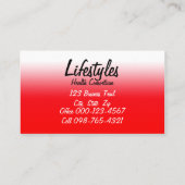 Puzzleteile auf dem Gabel Beruflicher Beruf Visitenkarte (Rückseite)