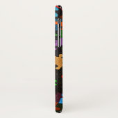 Puzzleteile auf schwarz Case-Mate iPhone hülle (Hinten/Links)