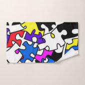 Puzzleteile Badhandtuch Set (Handtuch)