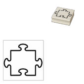 Puzzleteile Briefmarke Gummistempel (Stempel)