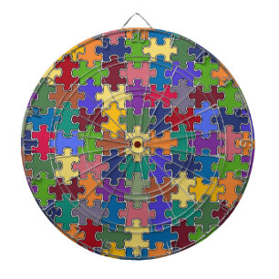 Puzzleteile Dartscheibe