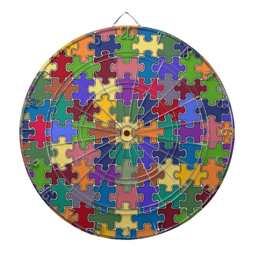 Puzzleteile Dartscheibe (vorne)